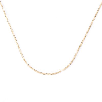 SS/18KGP NECK DIAMOND-CUT MARGHERITA CHAIN