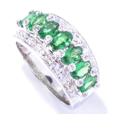 SS/P RING TSAVORITE BAND