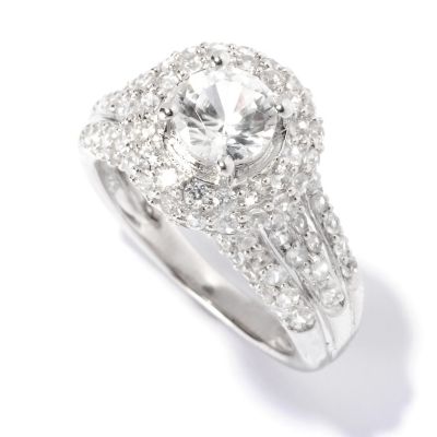 SS/PLAT RING WHITE ZIRCON