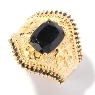 SS/18KV RING BLACK SPINEL