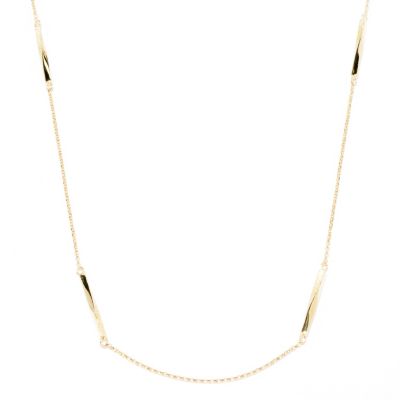 SS NECK TWISTED BAR STATION - 28"