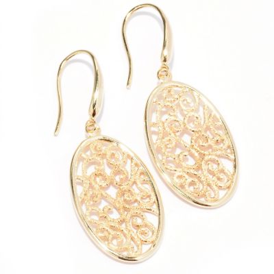 SS EAR DIAMANTINI SWIRL PATTERN DANGLES