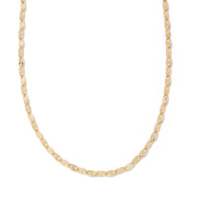 129-538 - Portofino Gold Embraced&trade; 60" Polished Mariner Link Chain Necklace 