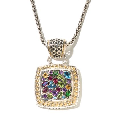 MULTI GEMSTONE PENDANT