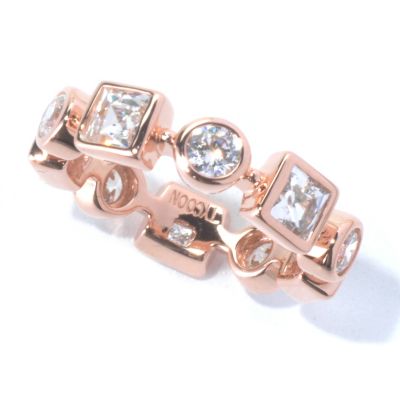 ROSE GOLD EMBRACED/WHITE