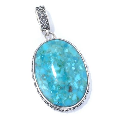 SS CHRYSOCOLLA PENDANT