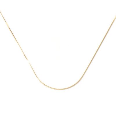 SS/18KGP NECK ADJUSTABLE SNAKE CHAIN - 30"