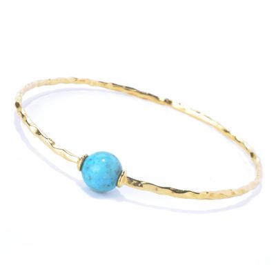 TURQUOISE/GOLD EMBRACED