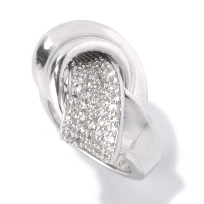SS 1.5MM WHITE SAPPHIRE RING