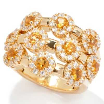 GOLD EMBRACED/CITRINE