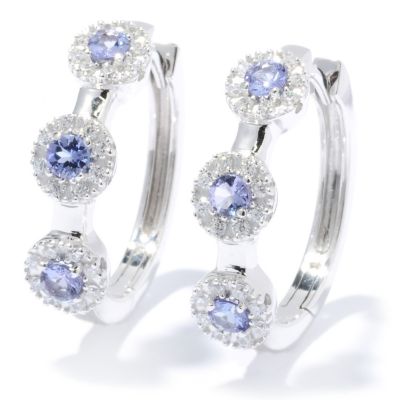 PLATINUM EMBRACED/TANZANITE