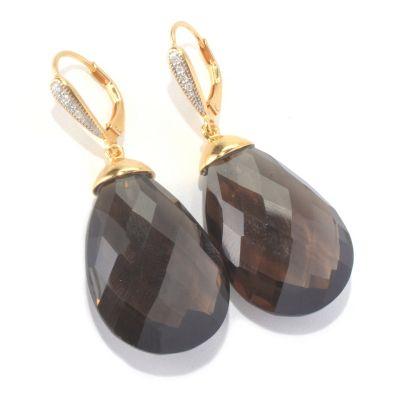 SMOKY QUARTZ / YELLOW VERMEIL