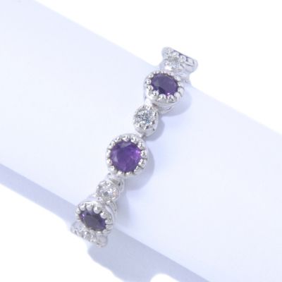 PLATINUM EMBRACED/AMETHYST