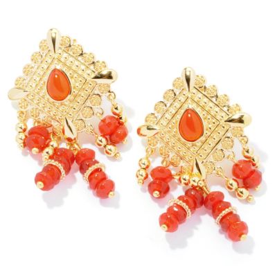 SS/18KYGP EAR ORNATE BEAD DROP