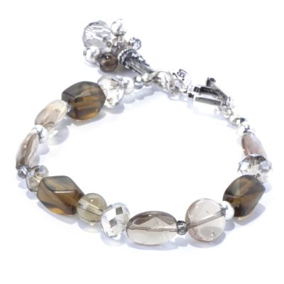 QUARTZ & SILVERTONE BRACELET