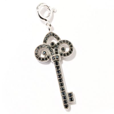 130-231 - NYC II Black Spinel Key Drop Charm 