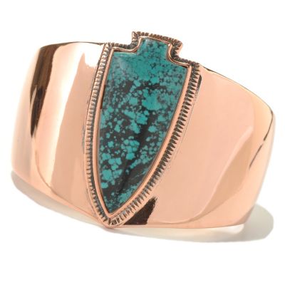 COPPER TURQUOISE CUFF BRACELET