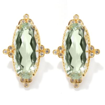 YELLOW GOLD / PRASIOLITE