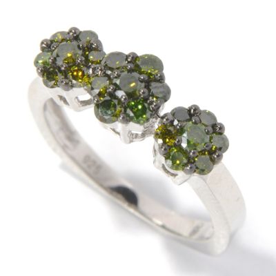 SS CHOICE 3 STATION FLOWER RING