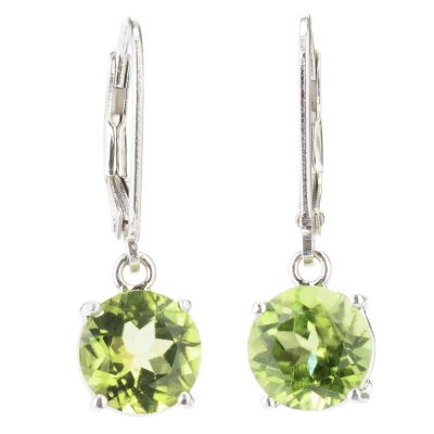 SS LEVERBACK PERIDOT EARRING