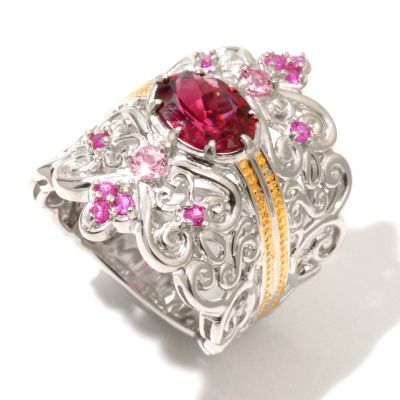 SS/PALL RING RUBELLITE