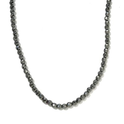 130-857 - Dallas Prince Designs Sterling Silver 24'' Gemstone Fleur-de-lis Toggle Necklace