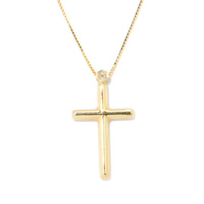 18" CHAIN WITH CROSS PENDANT