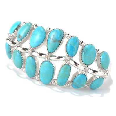 SS 2 ROW TURQ CUFF