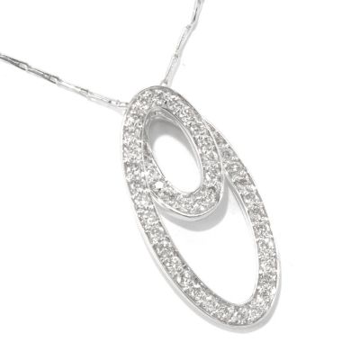 14K WG DIAMOND PENDANT