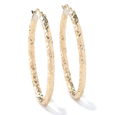 OVAL GLITTER HOOP