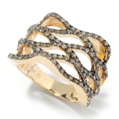 14K YG MOCHA DIAMOND RING