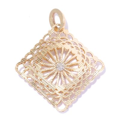 132-391 - Italian Designs with Stefano 14K Gold "Accenti Preziosi" Pendant