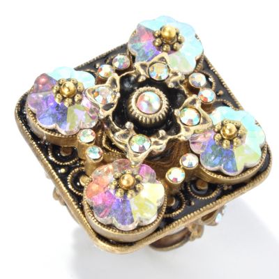 132-669 - Sweet Romance&trade; Aurora Borealis Crystal Northern Lights Ring