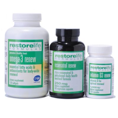 300-473 - Suzanne Somers Restorelife Formulas Essential Supplement Three Pack