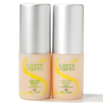 300-485 - Suzanne Somers Organics Skincare Ageless Serum Duo 1 oz Each