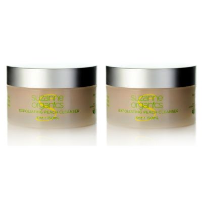 SUZANNE ORGANICS EXFOLIATING PEACH CLEANSER DUO