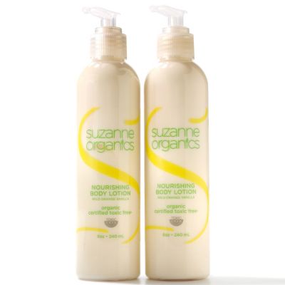300-621 - Suzanne Somers Organics Nourishing Body Lotion Duo 8 oz Each