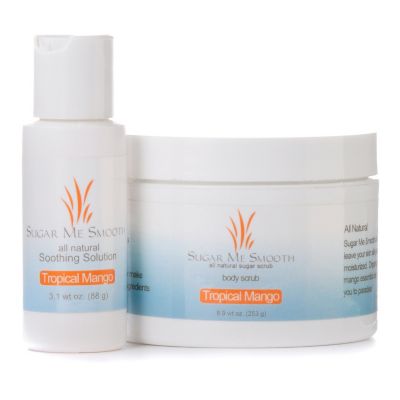 300-708 - Sugar Me Smooth Tropical Mango Body Scrub & Soothing Solution Duo