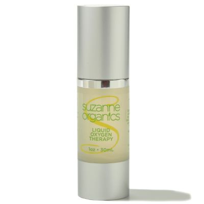 300-949 - Suzanne Somers Organics Liquid Oxygen Therapy Facial Serum 1 oz