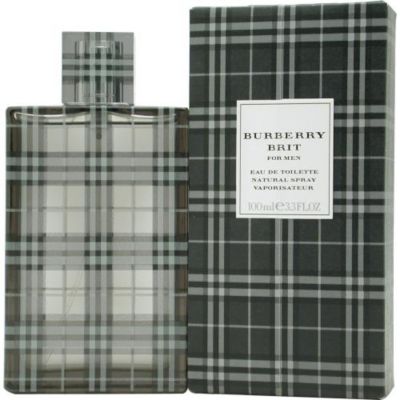 303-110 - Burberry Men's Burberry Brit Eau de Toilette Spray - 3.4 oz