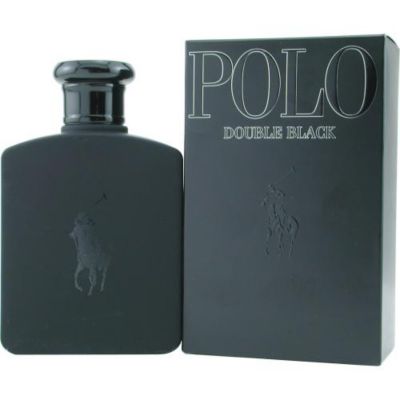 303-323 - Ralph Lauren Men's Polo Double Black Eau De Toilette Spray - 2.5 oz