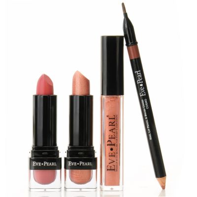 303-848 - EVE PEARL&reg; Cosmetics Four-Piece "Go To" Lip Set