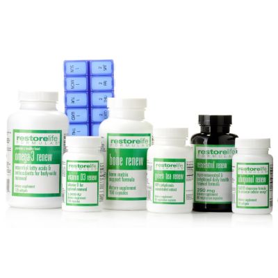 Suzanne Somers RestoreLife 6pk Supplement Set