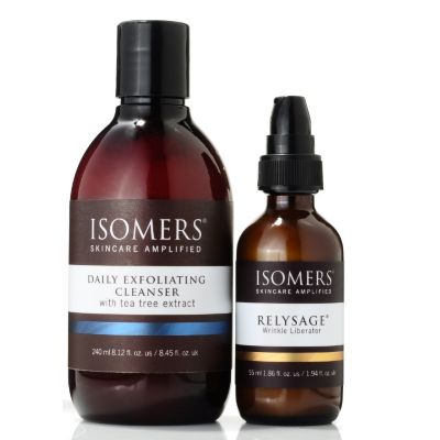 Isomers Wrinkle Liberator 1.86oz with Daily Exfoliating Cleanser 8oz