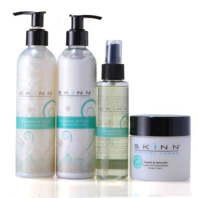 304-807 - Skinn Cosmetics Four-Piece Diamonds & Pearls Glowing Body Set 
