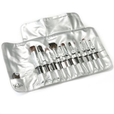 Rain Cosmetics 12PC Strokes of Luck Brush Set w/ Roll