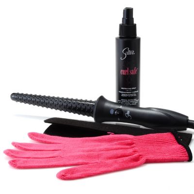305-066 - Sultra&trade; "The Bombshell&trade;" Cone Curling Rod w/ Curl Safe&trade; Protective Spray