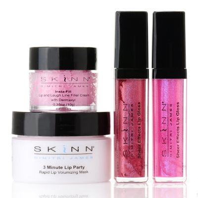 305-081 - Skinn Cosmetics Four-Piece "Plump Lips & Bright Smiles" Collection