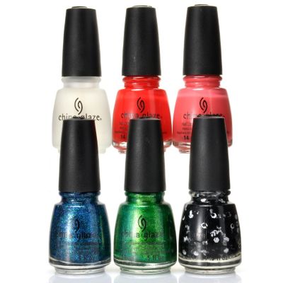 China Glaze 5-pc Cirque du Soleil World's Away Collection + Top Coat