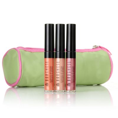 305-256 - Borghese Lively Lip Gloss Trio 0.18 oz Each w/ Bag